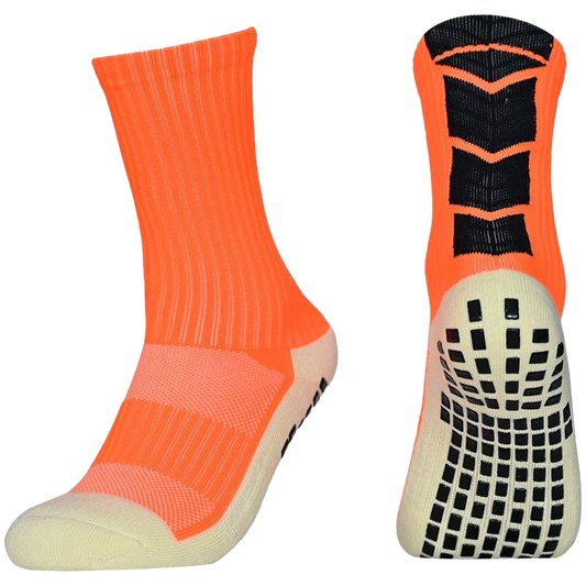 Orange Grip Socks